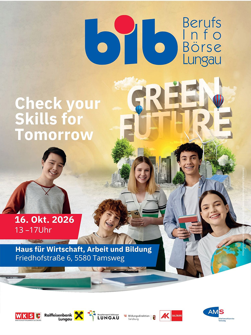 Berufs-Info-Börse Lungau Plakat Berufsinfo-Börse Lungau